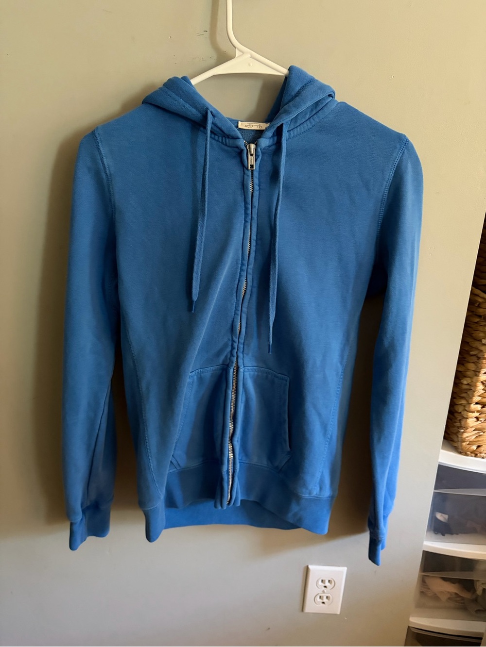 Bright blue brandy Melville zip up